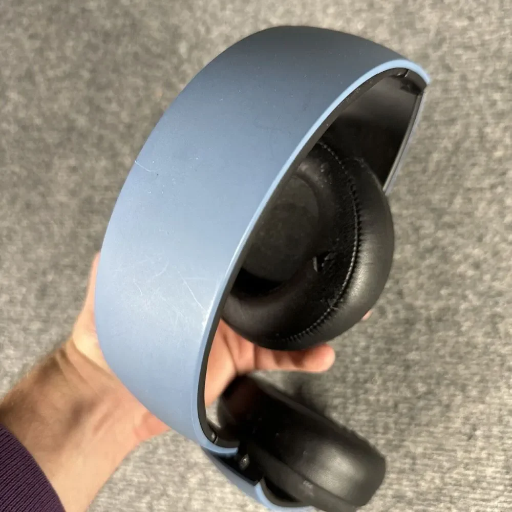 Parts or Repair SONY Playstation Blue SIC PARVIS MAGNA Stereo Headset Only